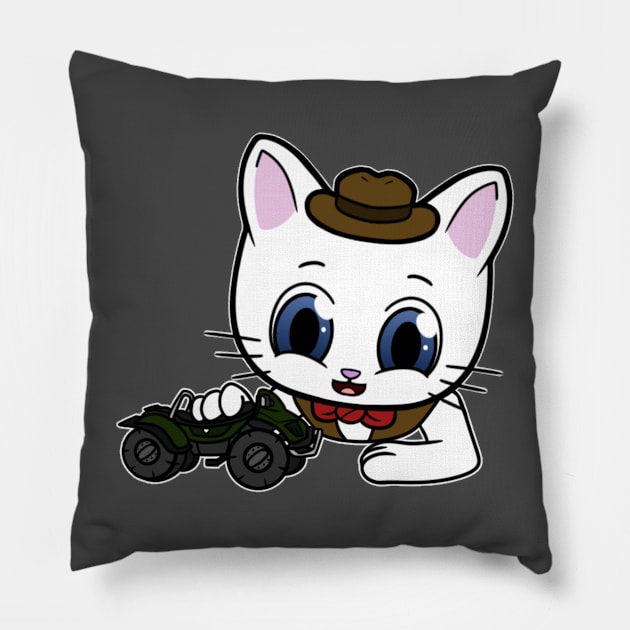 The Ducat Race Pillow by Ducain23