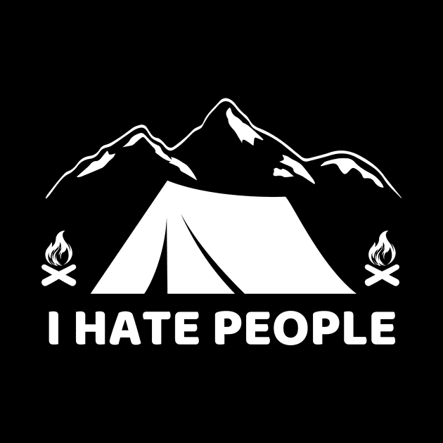 I hate People by HBfunshirts