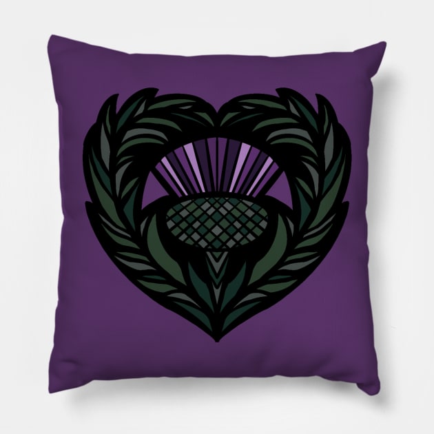 Thistle Pillow by sunuala