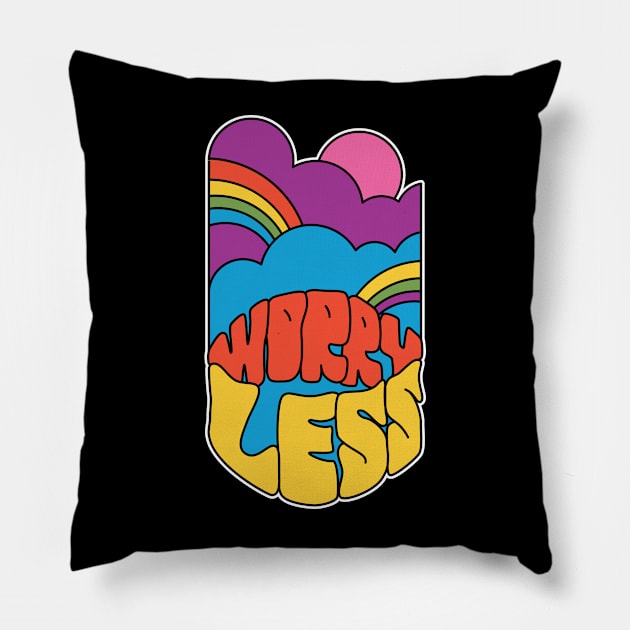 Worry Less Pillow by kataszep