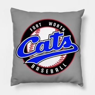 Defunct Fort Worth Cats Baseball Pillow