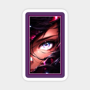 Anime Girl Eye | Quality Anime Artwork | Anime Aesthetic | Manga Anime Art Magnet