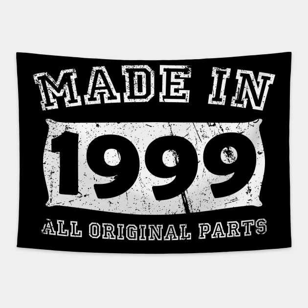 Made 1999 Original Parts Birthday Gifts distressed Tapestry by star trek fanart and more