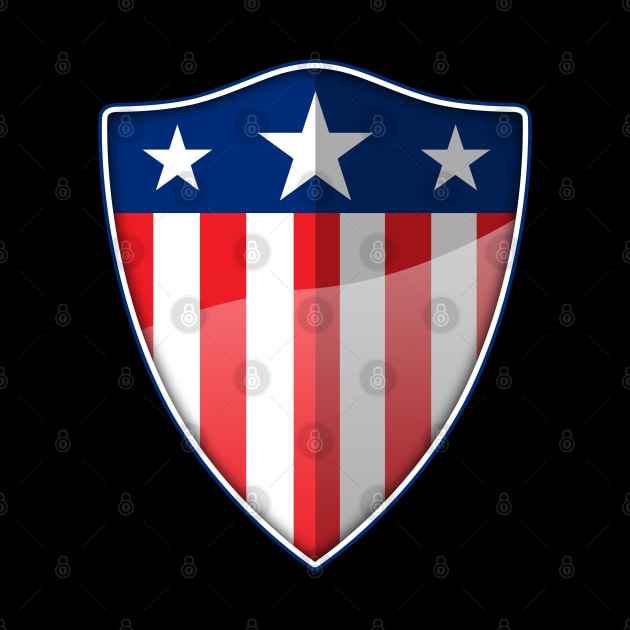 Shiny American shield by spicytees