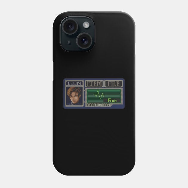 Leon Kennedy Pixel Art Phone Case by AlleenasPixels