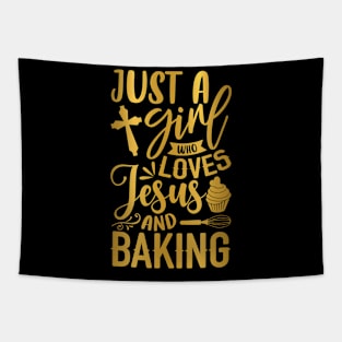 just a girl who loves jesus and baking Tapestry