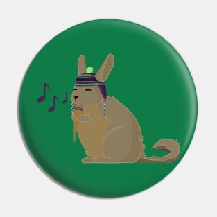 Viscacha music (purple and green) Pin