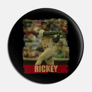 Rickey Henderson - NEW RETRO STYLE Pin