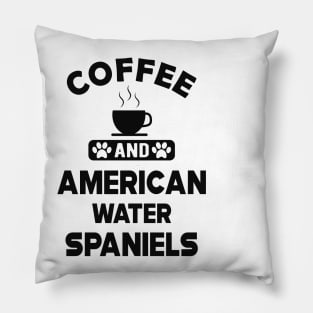 American water spaniel - Coffee and american water spaniel Pillow