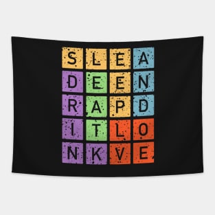 Eat Drink Sleep and Love Tapestry