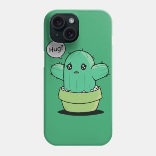 Cute Baby Cactus Asks for a Hug Phone Case