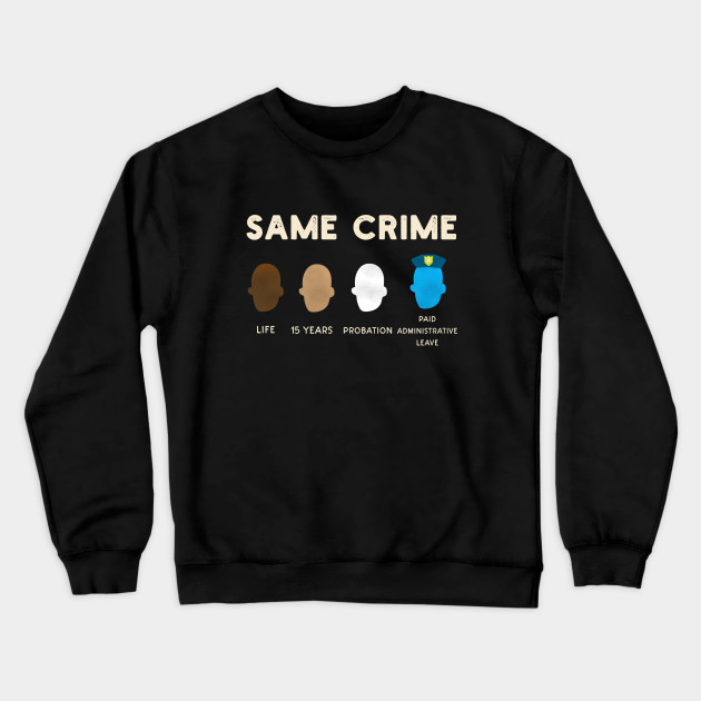 colin kaepernick same crime shirt