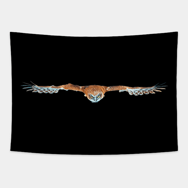 Owl - Woodland Themed Kids Room, Funny Gifts For Forester, Cute Animals Tapestry by Shirtsmania