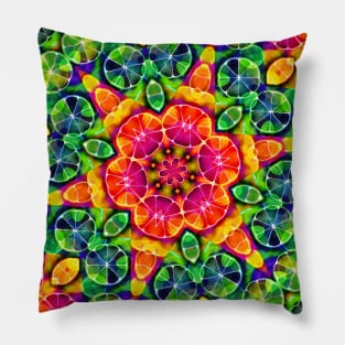 Citrus Jumble - Kaleidoscope Pillow