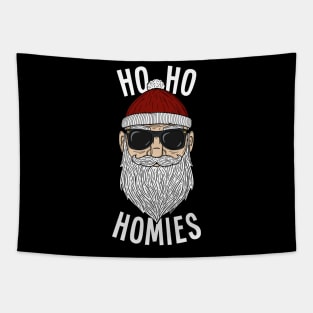 Ho Ho Homies - Cool Santa Claus Tapestry