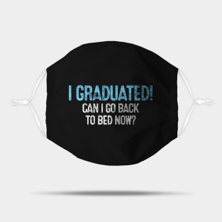 Graduation Mask - Graduation Graduate Senior Student Vintage by CreativeGiftShop