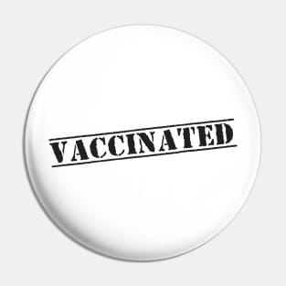 Vaccinated Check covid 2021 Pin