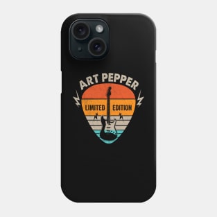 Vintage Art Pepper Name Guitar Pick Limited Edition Birthday Phone Case