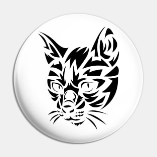 Tribal Cat Pin