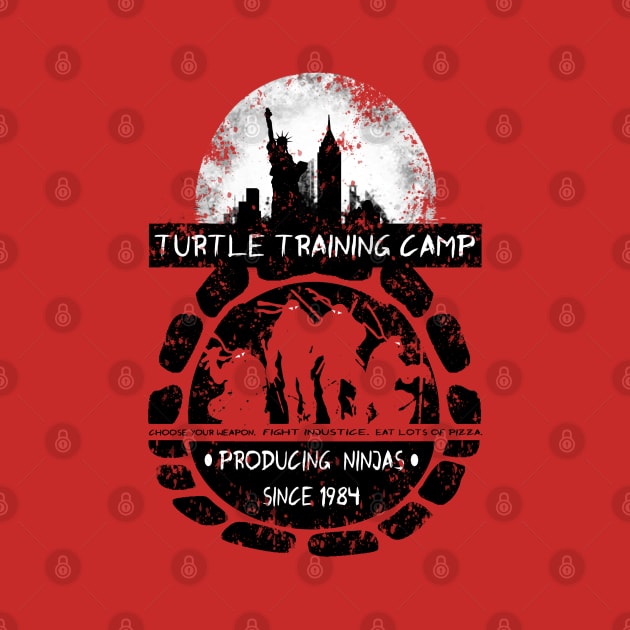 Turtle Training Camp by Vitalitee