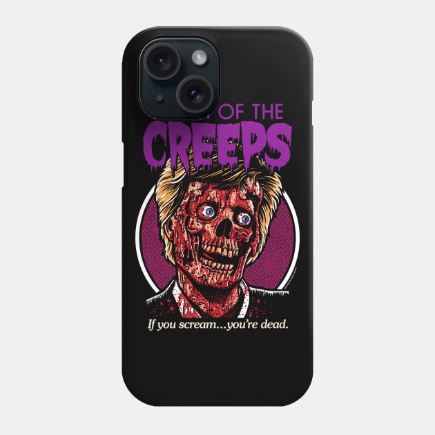 Night Of The Creeps, horror, 80s, cult classic Phone Case by PeligroGraphics