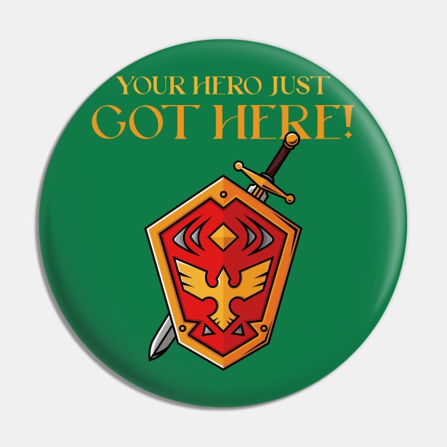 Link's Arrival: Your Hero Just Got Here Pin by SupportTrooper