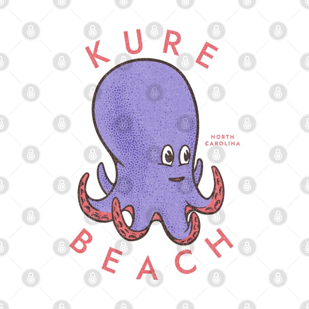 Kure Beach, NC Summertime Vacationing Octopus by Contentarama
