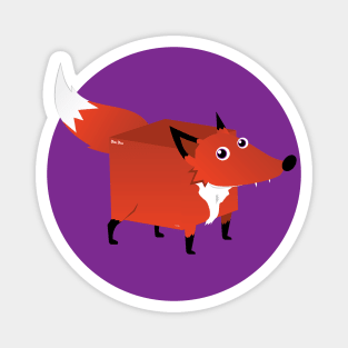 QubeDogs - The Qube Fox Magnet