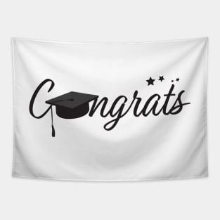 Congrats Grad Greeting Tapestry