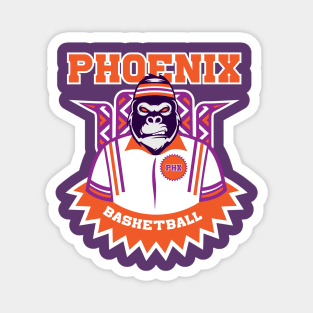 Phoenix Suns Gorilla t-shirt. Great for any Sports fan. Magnet