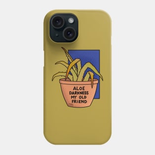 Aloe Darkness My Old Friend - Violet Purple Phone Case