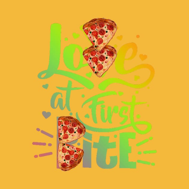 Love bite pizza by LuluCybril