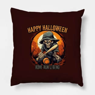 Home run legend, happy halloween Pillow