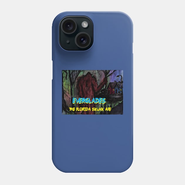 Bigfoot- The Florida Skunk Ape Phone Case by Great Lakes Artists Group