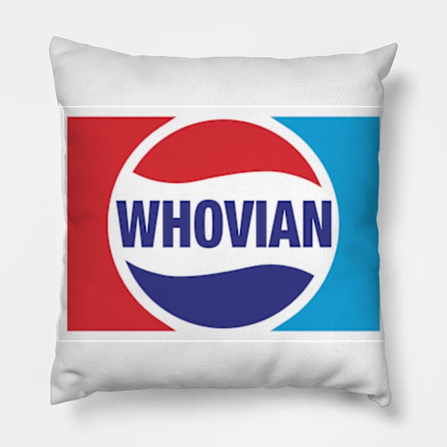 Pepsi Whovian Pillow by PhotoPunk