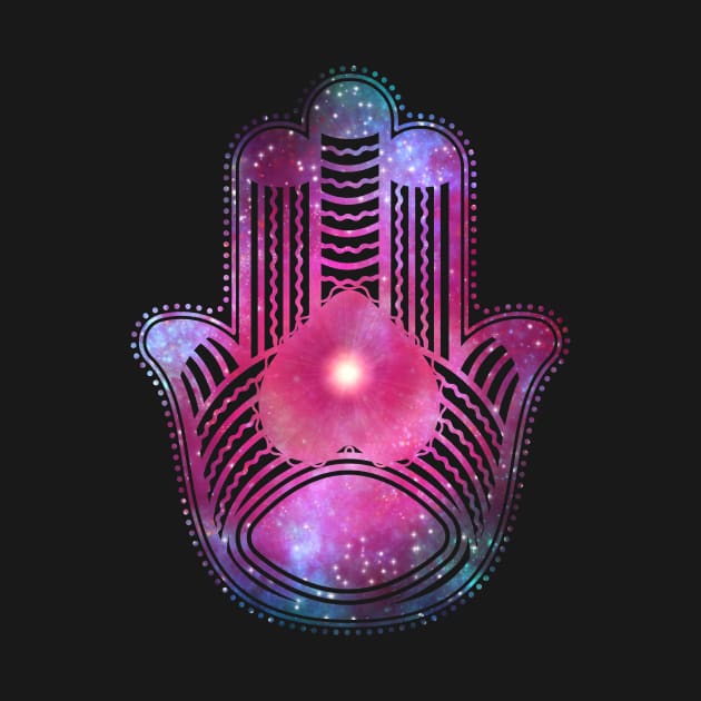 Cosmic Hand Spiritual Buddha Zen by Foxxy Merch