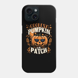 Coolest Pumpkin in The Patch Funny Halloween Phone Case