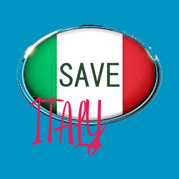 SAVE ITALY - ITALY - ITALIAN - ITALIAN FLAG - SERIE A - FOOTBALL - CORONA by Mbah_Kasiyo_SHOP