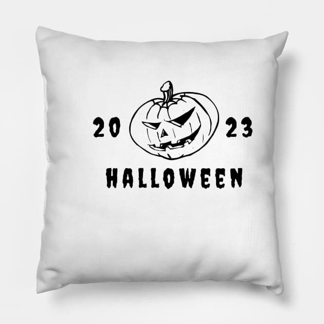 Halloween 2023 Pillow by Craftycarlcreations