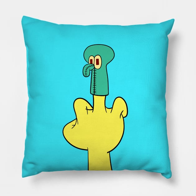 Spongebob Pillow by cariespositodesign