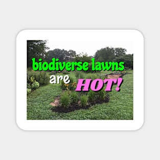 Biodiverse Lawns are HOT! Magnet