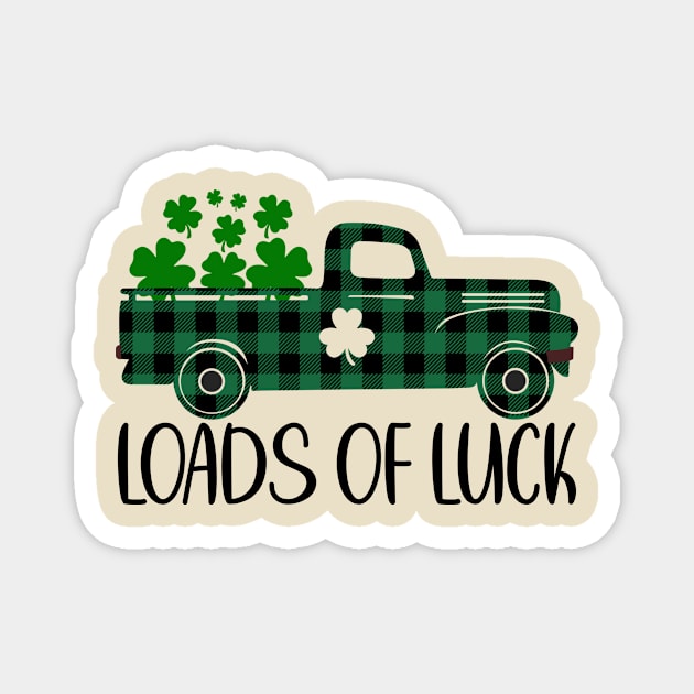 Loads Of Luck Truck Magnet by GoodWills