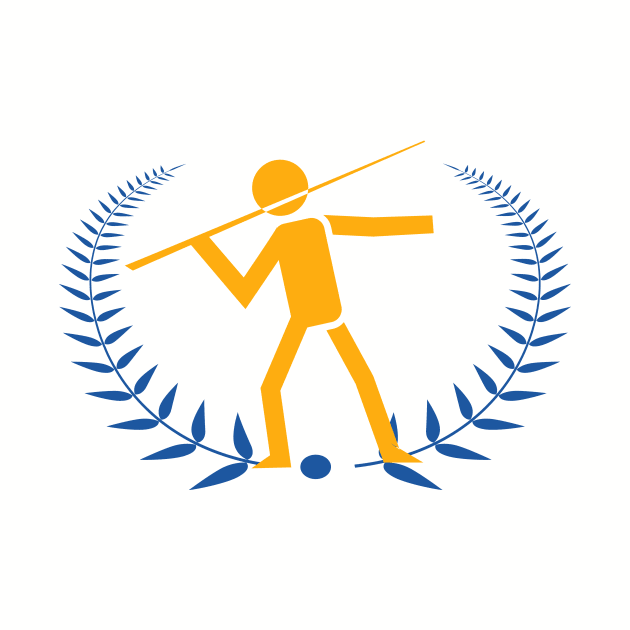 Javelin throw Javelins thrower by Foxxy Merch