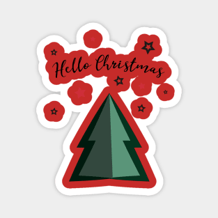 Hello Christmas Christmas fir-tree Magnet