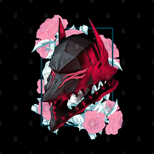 Floral x Berserker Helmet (Alternate) by manoystee