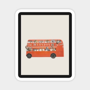 London travel bus tour Animal adventures Magnet