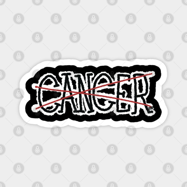 Cancer Survivor Cancer Fighter Cancer Support Magnet by TheEND42