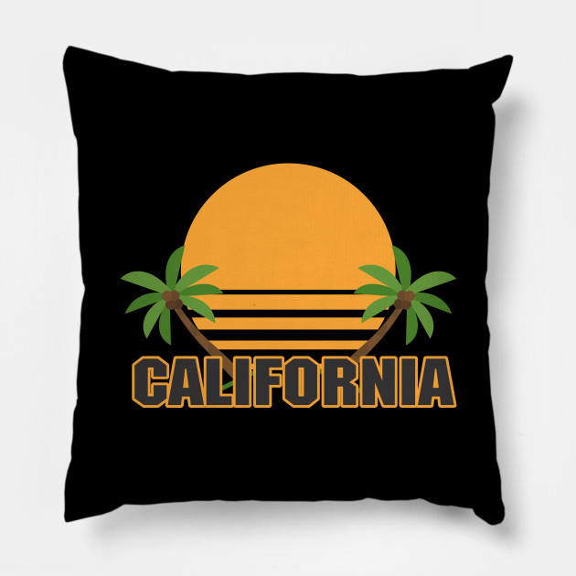 California Sunset Retro 80s License Plate