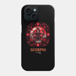 Dark Zodiac Scorpio: The Venomous Descent Phone Case