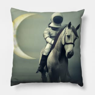 Astronaut And Horse Pillow